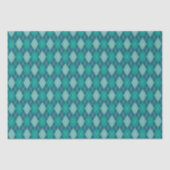 Papier Mousseline Jacquard Knit Turquoise Turquoise Aqua Artisanat & (Recto)