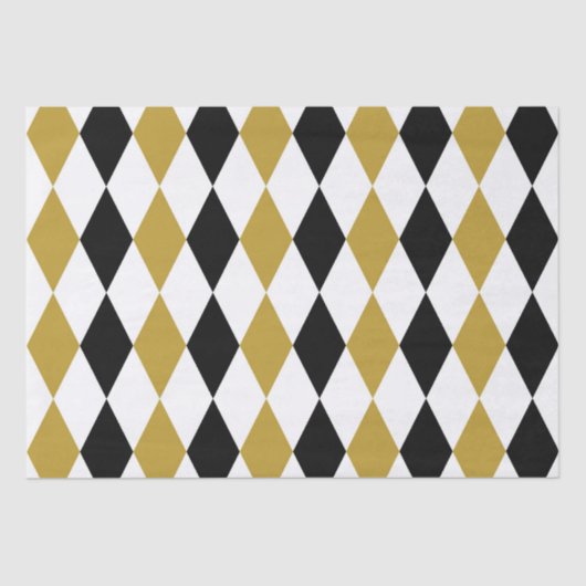 Papier Mousseline Jacquard Noir Et Or (Recto)