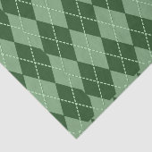 Papier Mousseline Jacquard vert 2 (Détail)