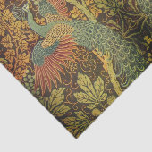 Papier Mousseline Jacquet victorien de Peacock et de Oakleaf (Détail)