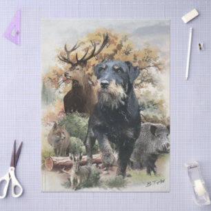 Papier Mousseline Jagdterrier
