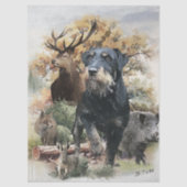 Papier Mousseline Jagdterrier (Recto)