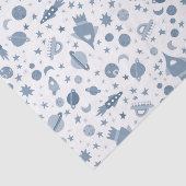 Papier Mousseline J'Ai Besoin D'Espace UFO Rocket Planet Motif Cadea (Détail)