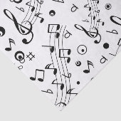 Papier Mousseline J'ai la musique dans moi (Détail)