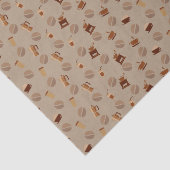 Papier Mousseline J'aime le café (Détail)