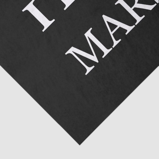 Papier Mousseline j'aime le chocolat mars (Détail)