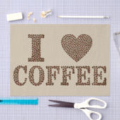 Papier Mousseline J'aime le papier de papier de papier (Artisanat)