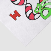 Papier Mousseline J'aime le papier de tissus de Noël (Détail)