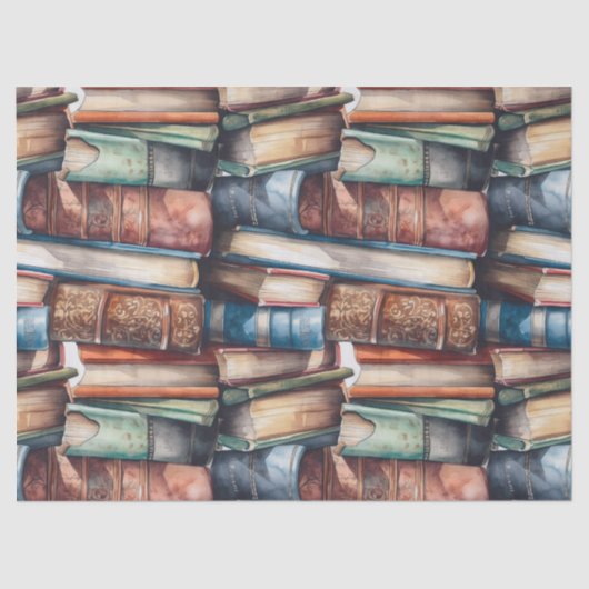 Papier Mousseline J'aime les grands livres (Recto)