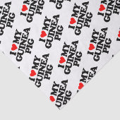 PAPIER MOUSSELINE J'AIME MON COBAYE (Détail)