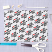 PAPIER MOUSSELINE J'AIME MON COBAYE (Artisanat)