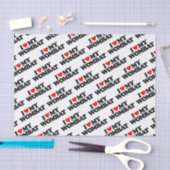 PAPIER MOUSSELINE J'AIME MON WOMBAT (Artisanat)