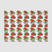 PAPIER MOUSSELINE "J'AIME NOËL" ELF (Recto)