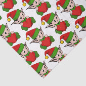 PAPIER MOUSSELINE "J'AIME NOËL" ELF (Détail)