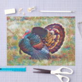 Papier Mousseline Jake Wild Turkey Monet Style Dessin Découpage (Artisanat)