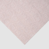 Papier Mousseline JALAINE Moderne Blush Logo Personnalisé Emballage (Détail)