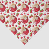 Papier Mousseline Jam cerise (Détail)