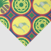 Papier Mousseline Jamahiri ® Libye | Motif africain (Détail)