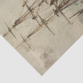 Papier Mousseline James Whistler - La Tamise dans la glace (Détail)