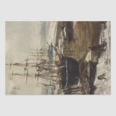 Papier Mousseline James Whistler - La Tamise dans la glace (Recto)