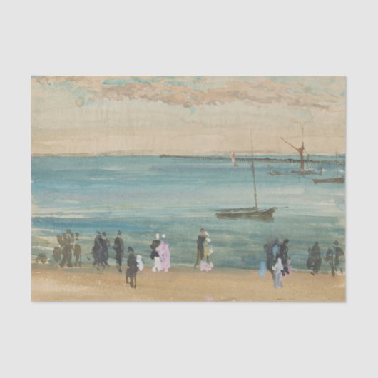Papier Mousseline James Whistler - Southend Pier (Recto)