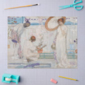 Papier Mousseline James Whistler - Symphonie blanche, Trois filles (Artisanat)