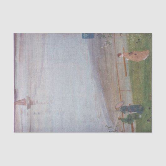 Papier Mousseline James Whistler - Variations en violet et vert (Recto)