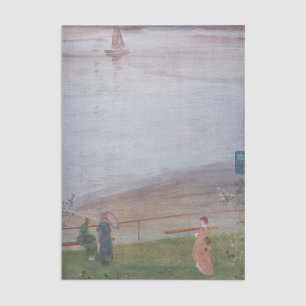Papier Mousseline James Whistler - Variations en violet et vert