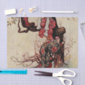 Papier Mousseline "January Helping May" de Warwick Goble (Artisanat)