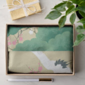 Papier Mousseline Japanese Crane and Pine Tree (Cadeau)