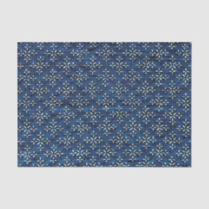 Papier Mousseline Japonais Indigo Blue