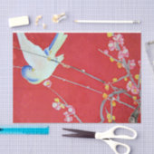 Papier Mousseline Japonais KIMONO Textile, Bluebird (Artisanat)