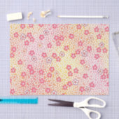 Papier Mousseline Japonais KIMONO Textile, Motif de fleurs de cerisi (Artisanat)