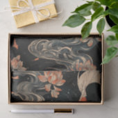 Papier Mousseline Japonais Koi Poisson Peinture Découpage (Cadeau)