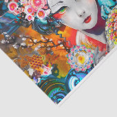 Papier Mousseline Japonaise Multicolor (Détail)