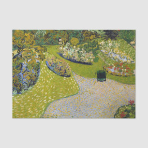 Papier Mousseline Jardin à Auvers, Vincent van Gogh Art