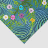 Papier Mousseline Jardin Abstrait de la petite salade (Détail)