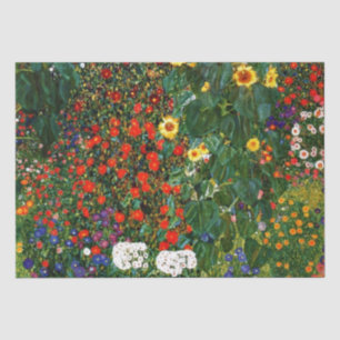 Papier Mousseline Jardin agricole avec tournesols