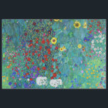 Papier Mousseline Jardin agricole avec tournesols, Gustav Klimt<br><div class="desc">Gustav Klimt (14 juillet 1862 - 6 février 1918) était un peintre symboliste autrichien et l'un des membres les plus importants du mouvement de sécession de Vienne. Klimt est réputé pour ses peintures, ses peintures murales, ses croquis et autres objets d'art. En plus de ses oeuvres figuratives, qui comprennent des...</div>