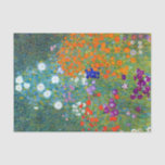 Papier Mousseline Jardin aux fleurs Gustav Klimt<br><div class="desc">Un gîte ou un jardin fleuri de ferme tel que peint par Gustav Klimt.</div>
