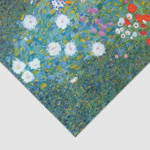 Papier Mousseline Jardin aux fleurs Gustav Klimt (Détail)