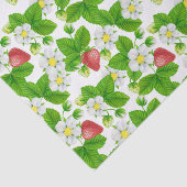 Papier Mousseline Jardin aux fraises (Détail)