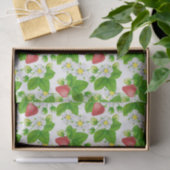Papier Mousseline Jardin aux fraises (Cadeau)