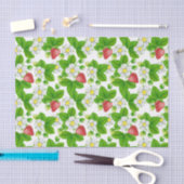 Papier Mousseline Jardin aux fraises (Artisanat)