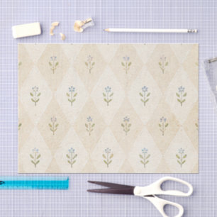 Papier Mousseline Jardin Botanique Romantique Cottagecore
