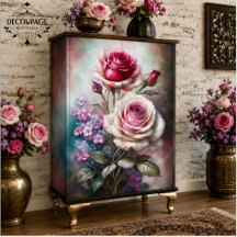 Jardin Crépusculaire de Roses Découpage