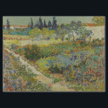 Papier Mousseline Jardin d'Arles - Vincent Van Gogh<br><div class="desc">Jardin d'Arles - Vincent Van Gogh</div>