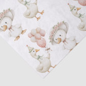 Papier Mousseline Jardin de fleurs d'oie soie Champignons 1er annive (Détail)