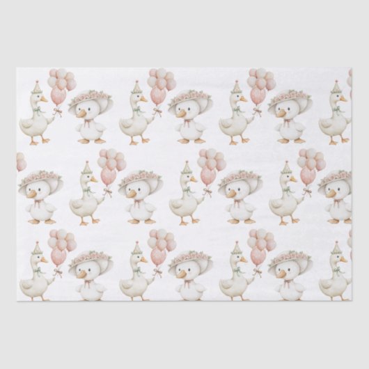 Papier Mousseline Jardin de fleurs d'oie soie Champignons 1er annive (Recto)