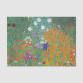 Papier Mousseline Jardin de fleurs Paysage Gustav Klimt (Recto)